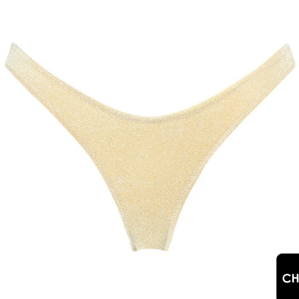 Mica Gold Triangl Bikini Bottoms